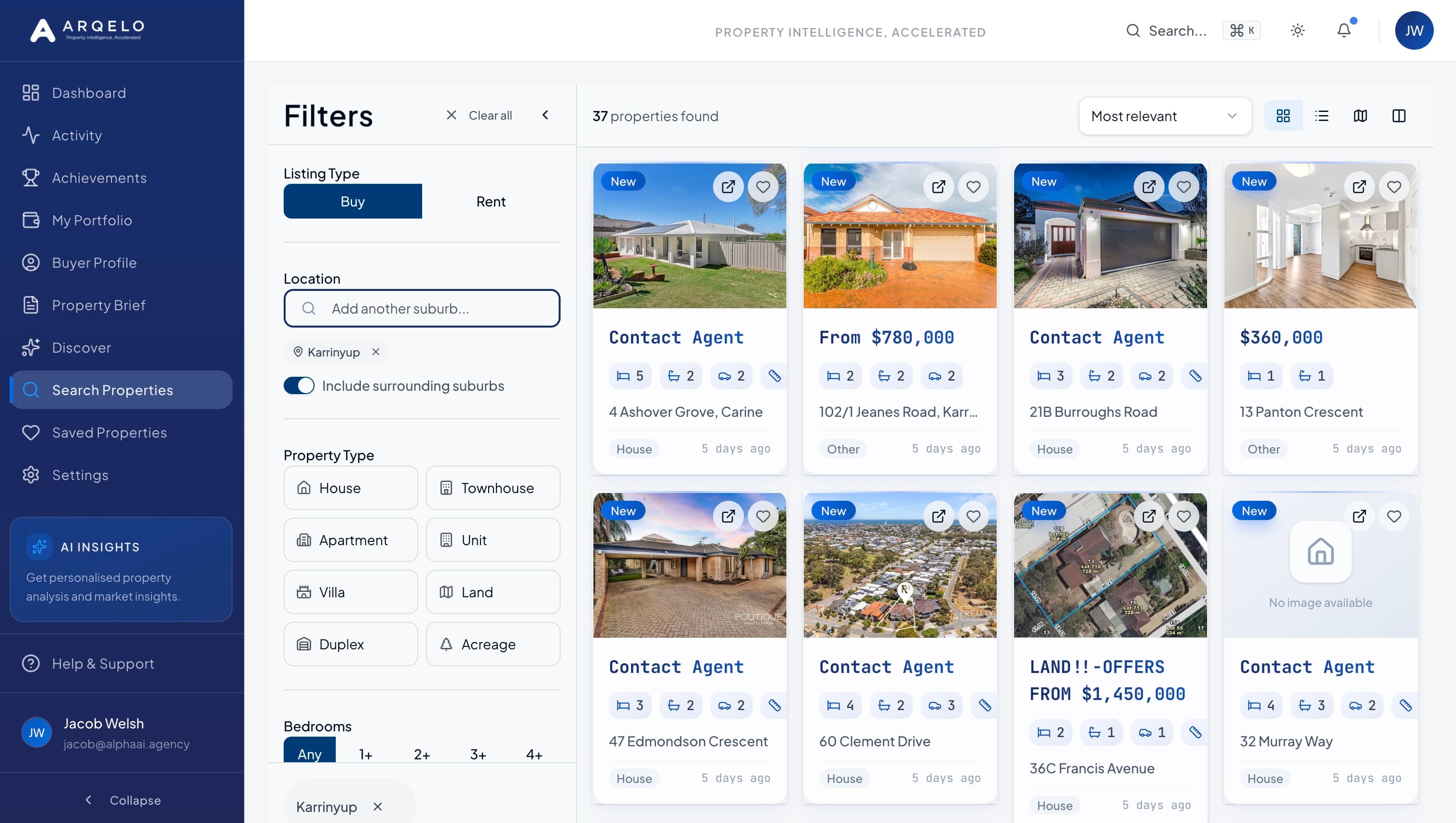 Property Scanner with Traffic Light Verdicts